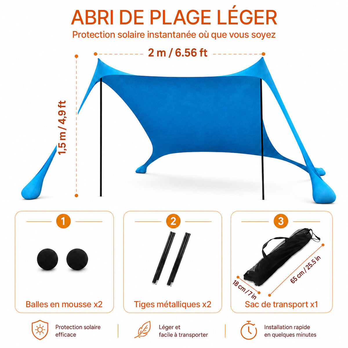 Abri de plage Solvado