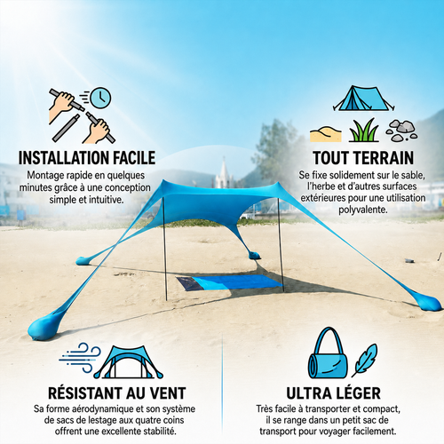 Abri de plage Solvado