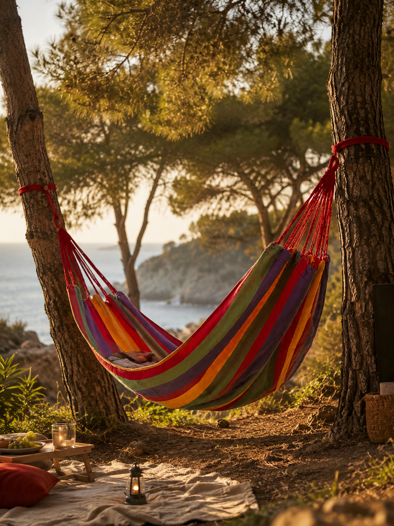 Camping confort sous les pins