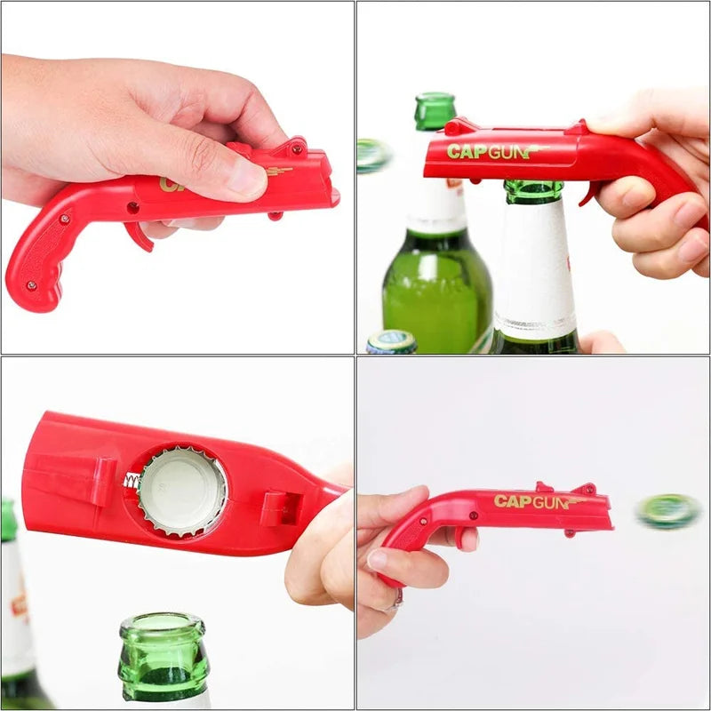 Ouvre-bouteille lance-capsule Solvado