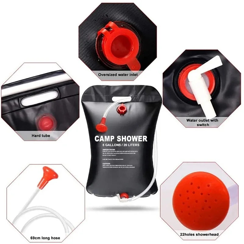 Douche de camping pliable Solvado