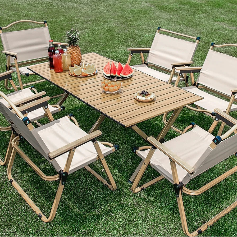 Table pliante de camping Solvado