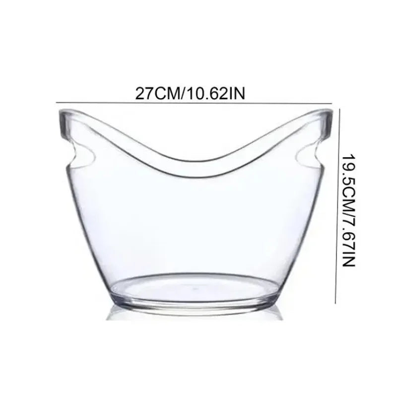 Seau à glace transparent Solvado